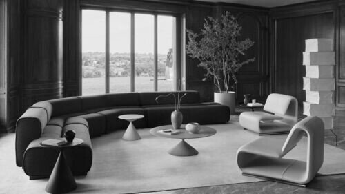 Where Geometric Volumes Converge, Everyday Life Moves in Step with Nature's Rhythm — Desalto