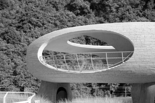Resting Loop with Views, a Creekside Pavilion among Hills